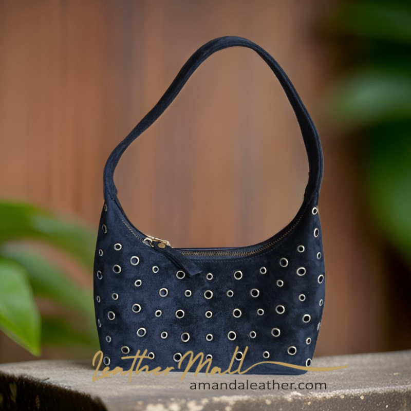 ALINA Eyelet Bag - Lamb Suede Handbag ALINA Eyelet Bag - Lamb Suede Handbag